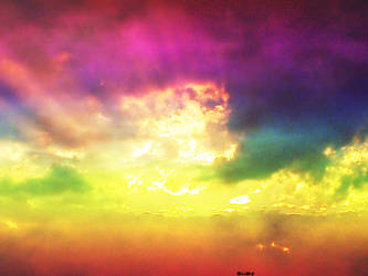 rainbow sky