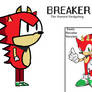 A Reference Sheet for my Sonic OC, Breaker!