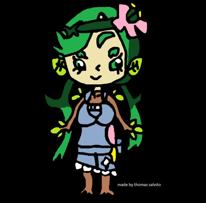 Driad Oc Rocks Oc Dryad Chibi by thomas102 on DeviantArt
