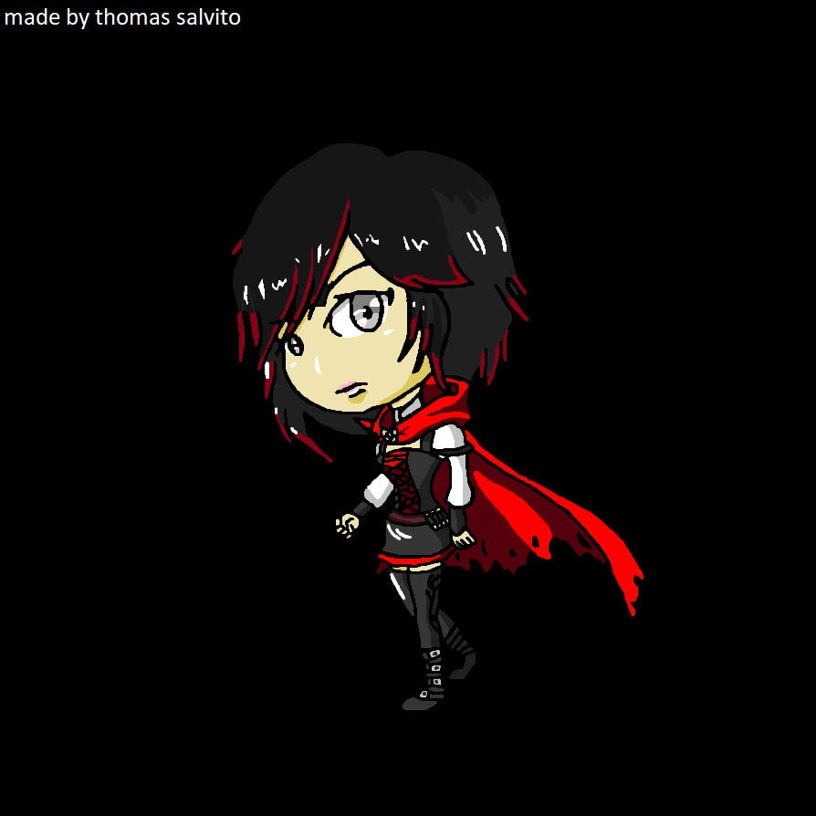 Rwby Chibi Ruby Rose by thomas102 on DeviantArt