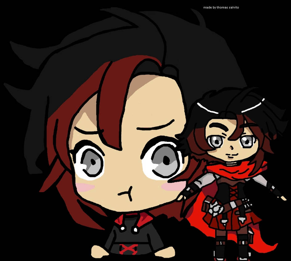 Rwby Chibi Ruby Rose Vol 7 Finished Drawing by thomas102 on DeviantArt