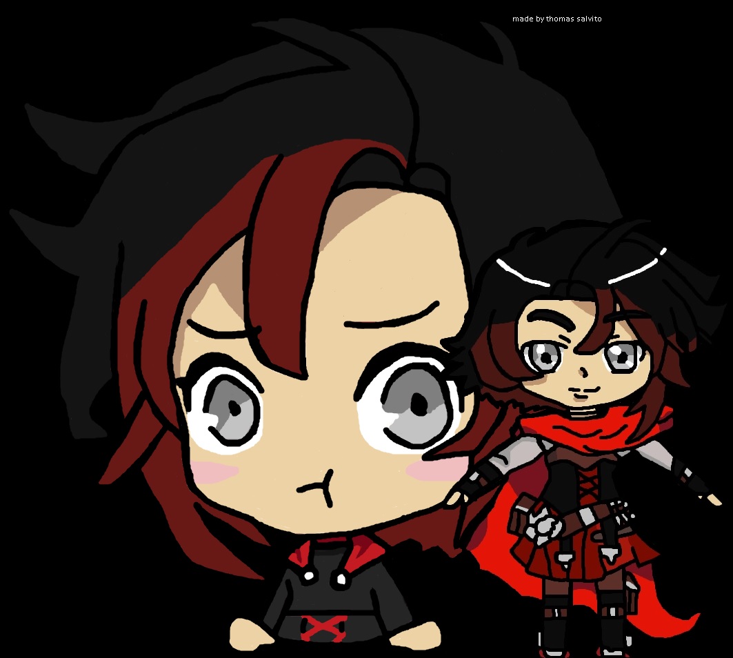 Rwby Chibi Ruby Rose Vol 7 Finished Drawing by thomas102 on DeviantArt