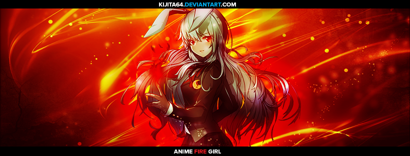 Anime Fire Girl-Wallpaper by DarkS337 on DeviantArt