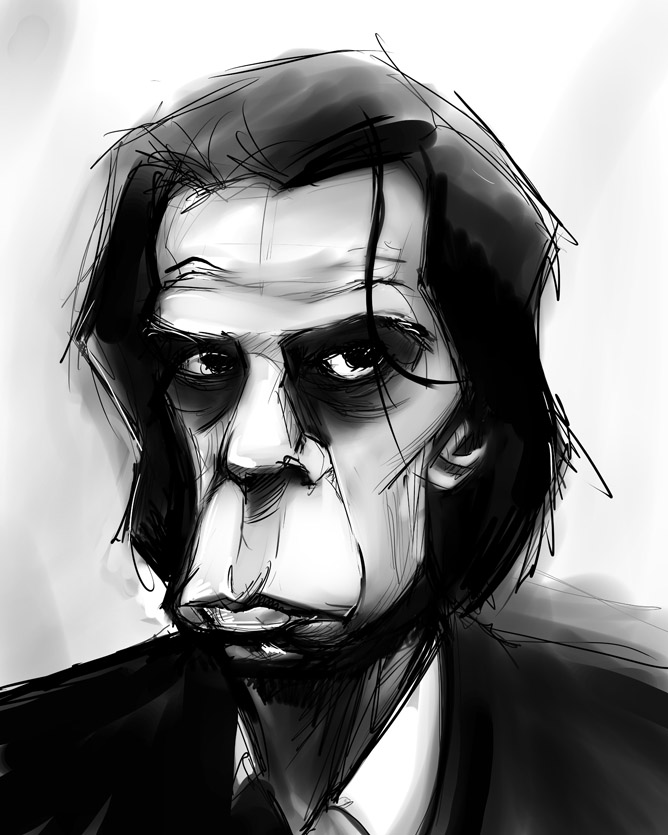 Nick Cave warped version