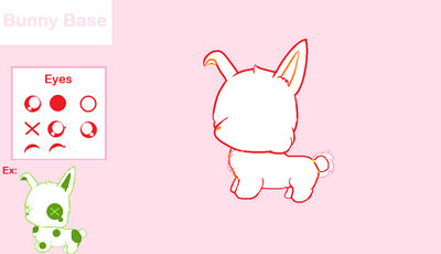 Female Rabbit Base Bunny Base by kylinepoppy9001 on DeviantArt