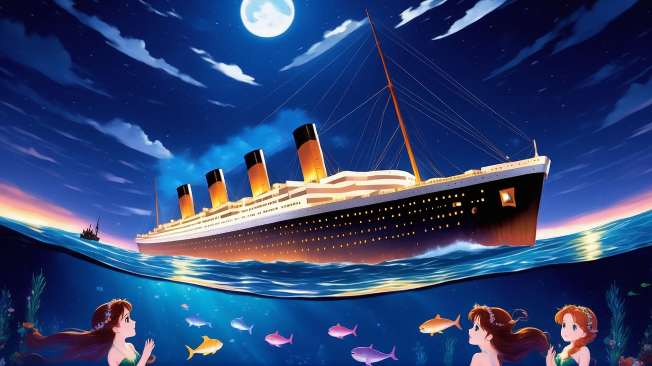 Titanic View Deviantart Titanic by NessisAIart on DeviantArt
