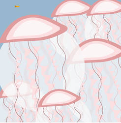 Crowded Jellies and Fish