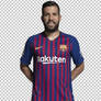 Jordi Alba in Barcelona jersey PNG Image