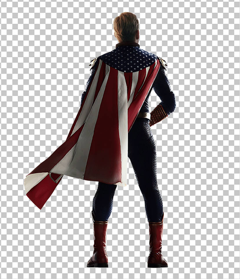 Homelander Back Side Homelander back view PNG Image by Ongpng on DeviantArt