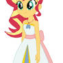 Sunset Shimmer's Springtime prom dress