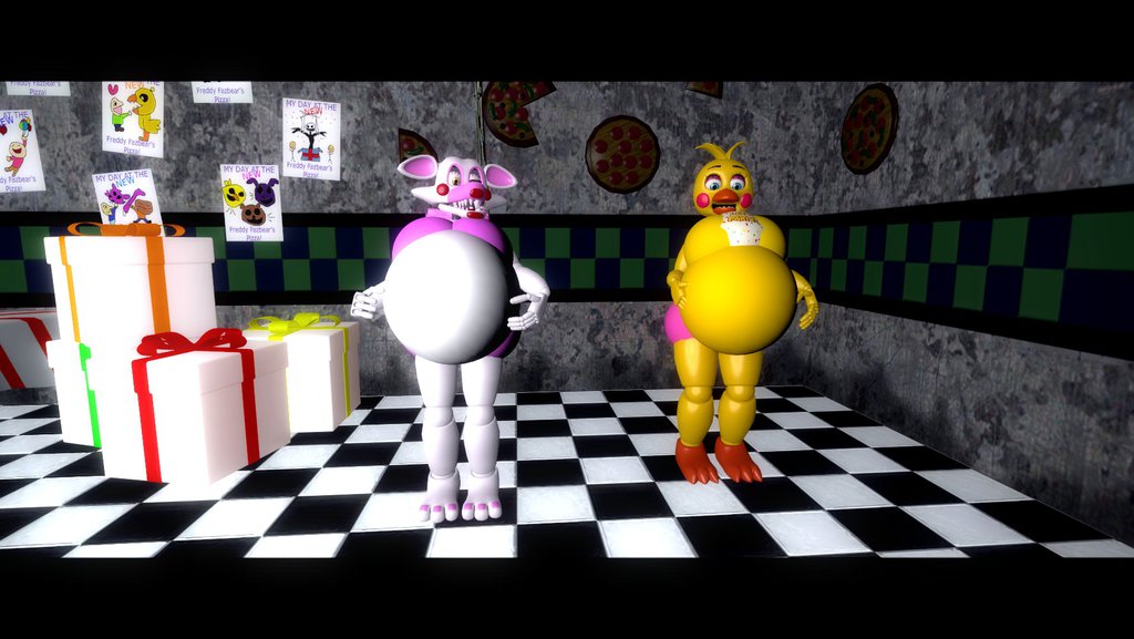 Toy Chica And Mangle Inflation Part 1 Reupload By Legoben2 On Deviantart.