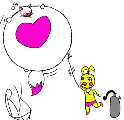 Chica S Mangle Balloon Reupload By Legoben2 On Deviantart.