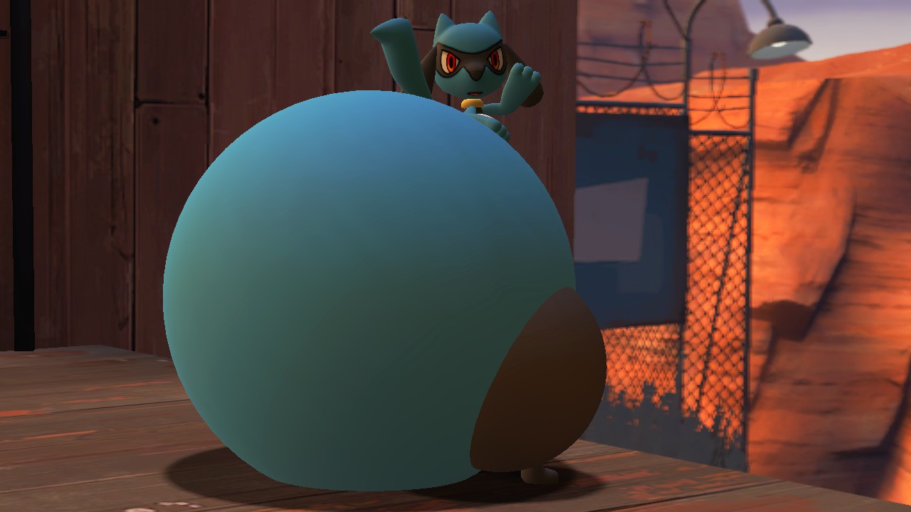 Heavy Bottom Riolu by legoben2 on DeviantArt