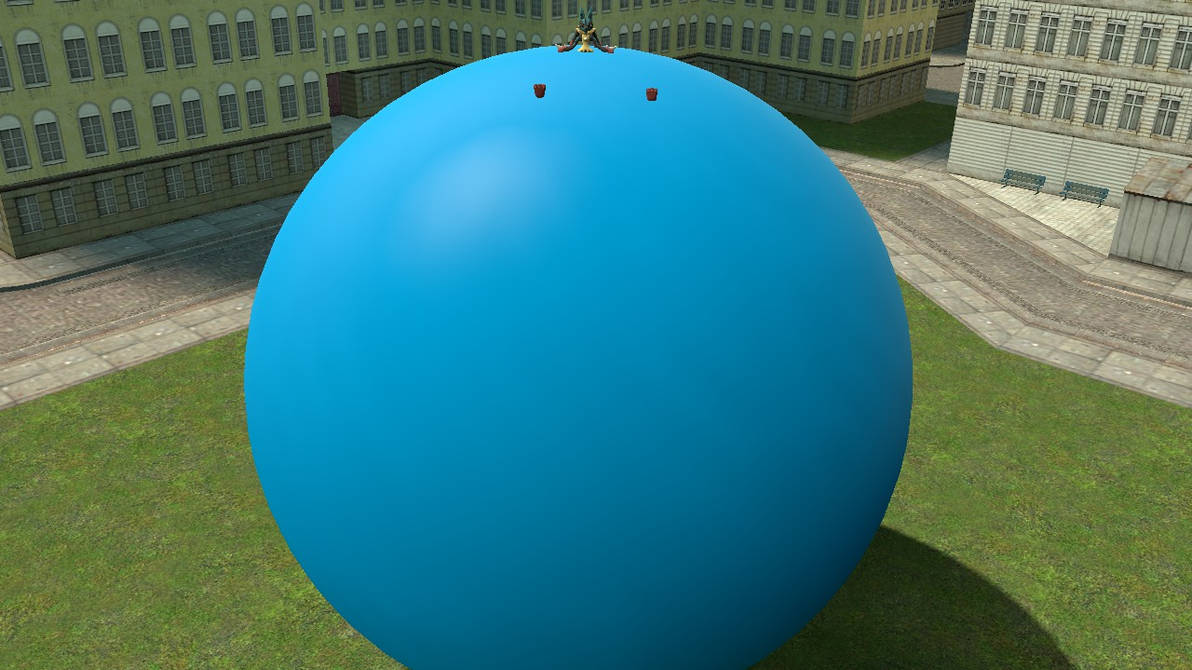 Mega Lucario with giant inflatable pants by legoben2 on DeviantArt