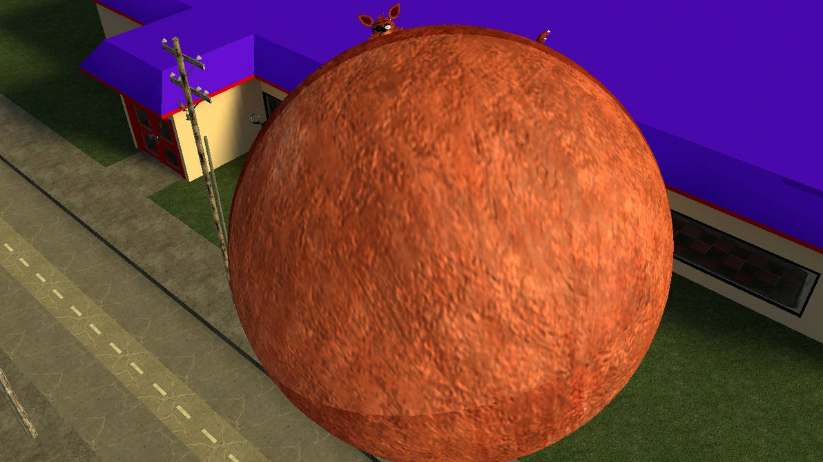 Big inflated Foxy by legoben2 on DeviantArt