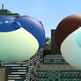 Blimp Greninja and Delphox angle 3