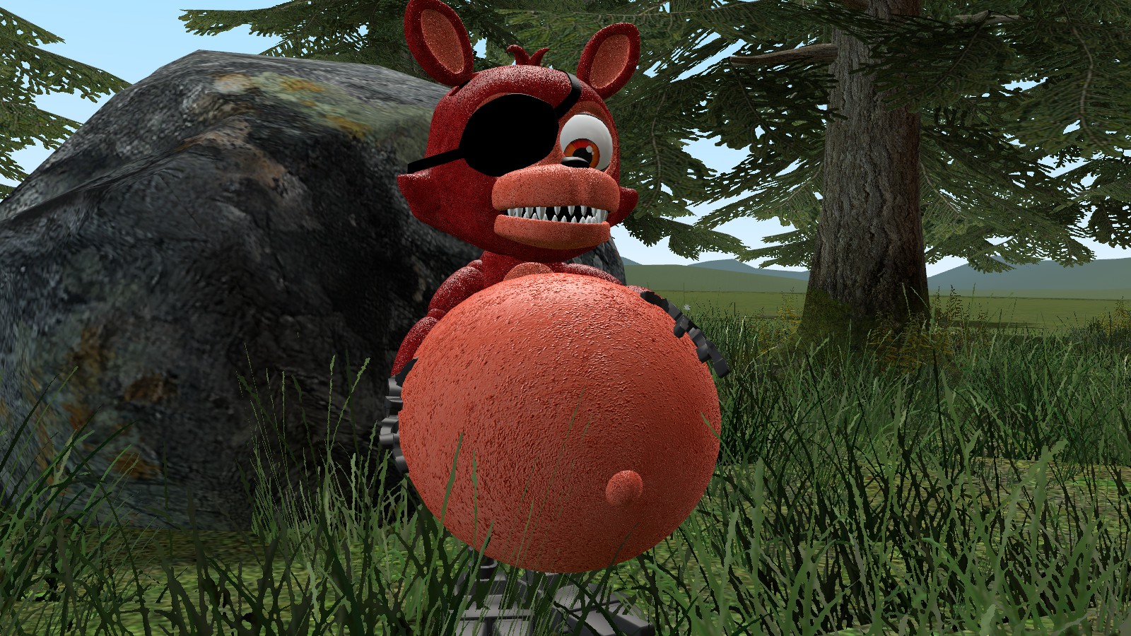Adventure Foxy big belly by legoben2 on DeviantArt