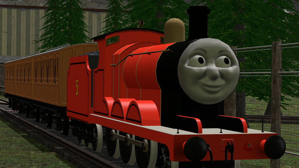 James the red engine by legoben2 on DeviantArt