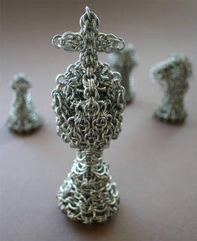 Chainmail Chess Set - King