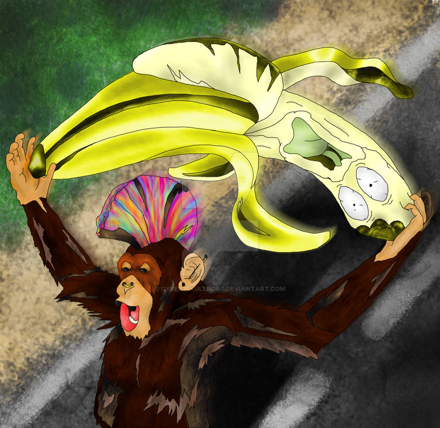 Monkey Colored by Cyber3Skullborg on DeviantArt