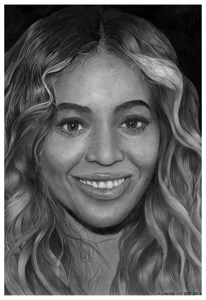 Pencil Drawings Of Beyonce