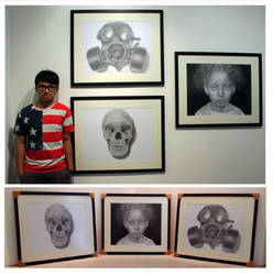 Future (me and artworks in exhibition)