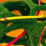 Abstract Grass and tubes