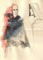 Voldemort unfinished sketches