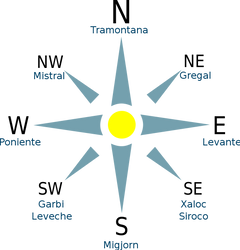 Rosa de los vientos(Wind Rose)