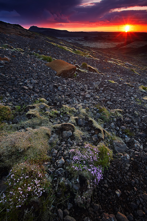 Along The Mountain, Iceland