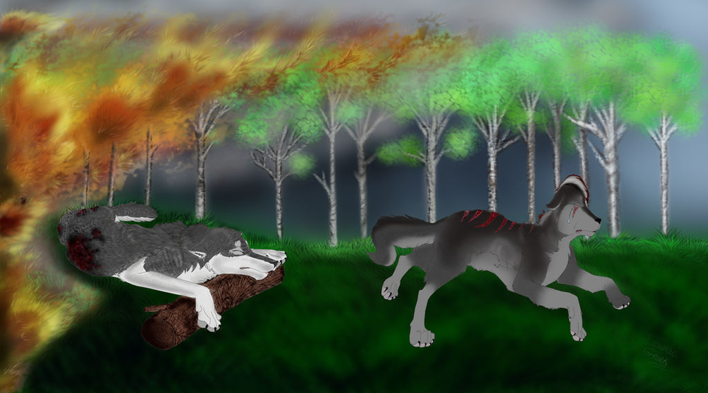 IC Full Forest Fire Drawing! by InfamousGreek on DeviantArt