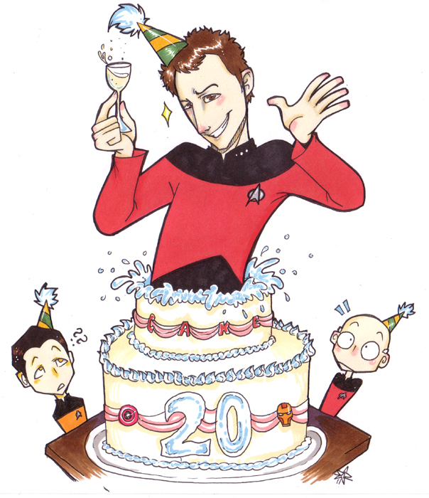 Star Trek - cakes and Q