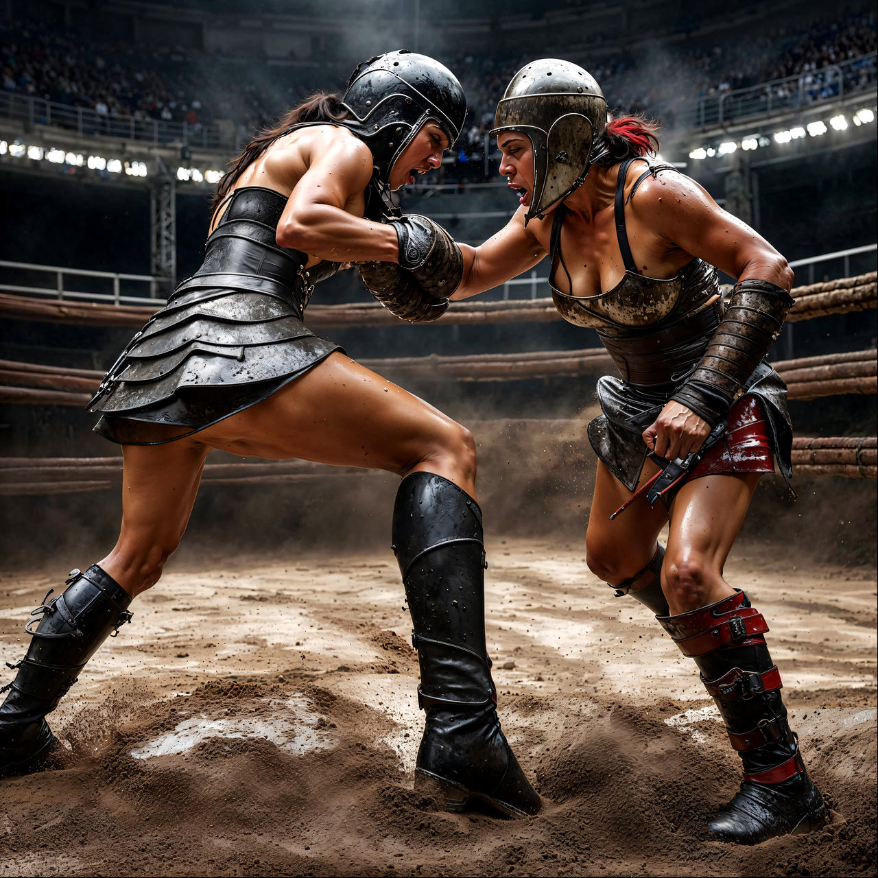 Amazon Deviantart 0016 - Two Amazons fighting with their bare hands by svpeoples on ...