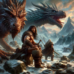 Conan With Dragons