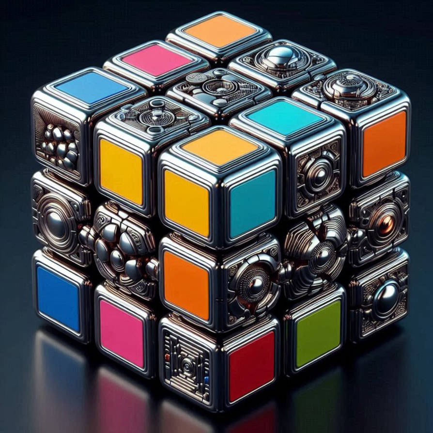 Metal Robiks Cube Metal Rubik's Cube by AndersLindman on DeviantArt
