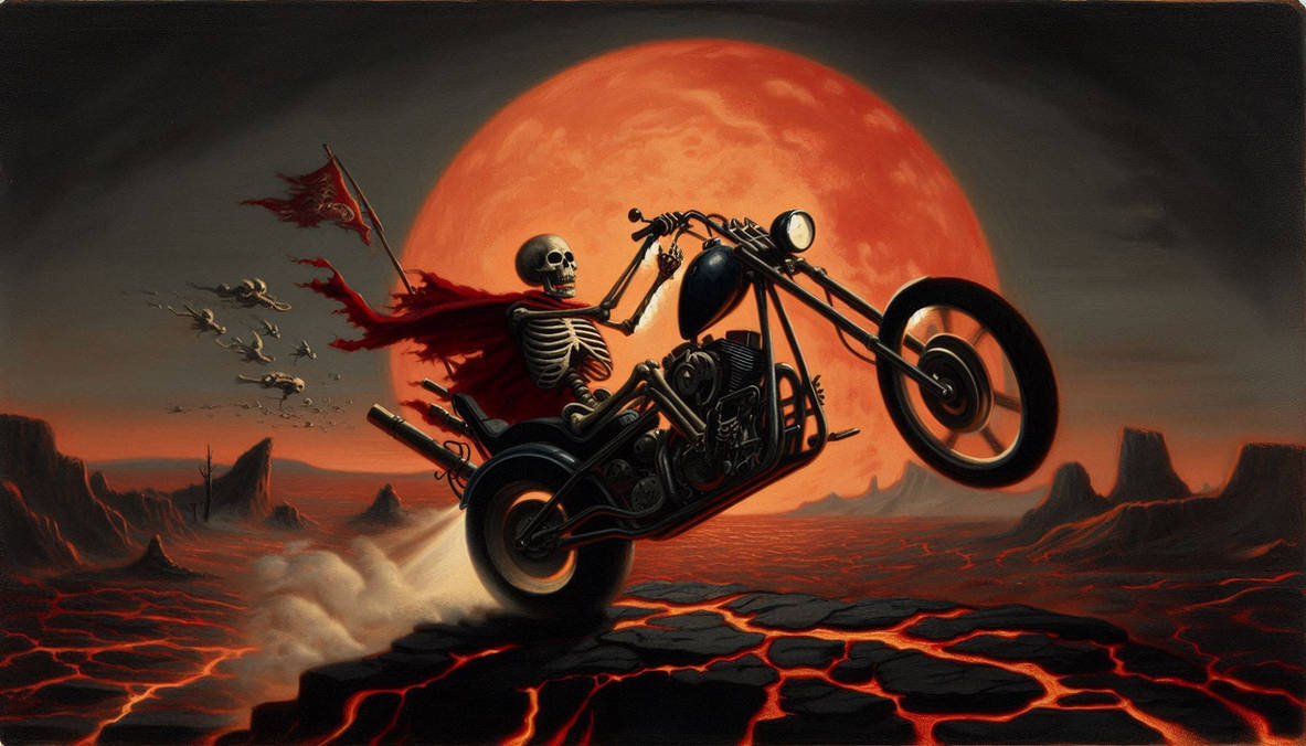 Skeleton Ride by AndersLindman on DeviantArt