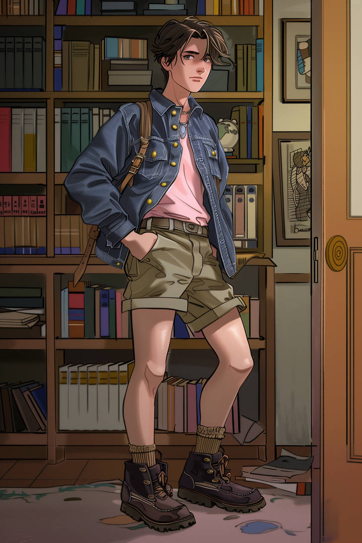 Library Boy V2 by Elikal on DeviantArt