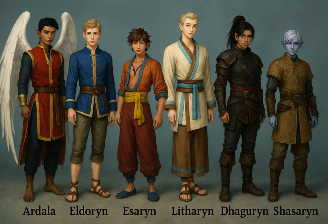 Five Adamic Races Five Races of Edahn by Elikal on DeviantArt