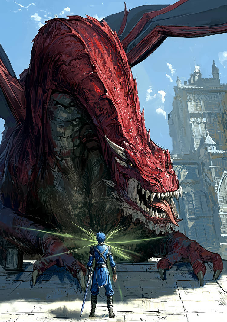The Red Dragon by Elikal on DeviantArt