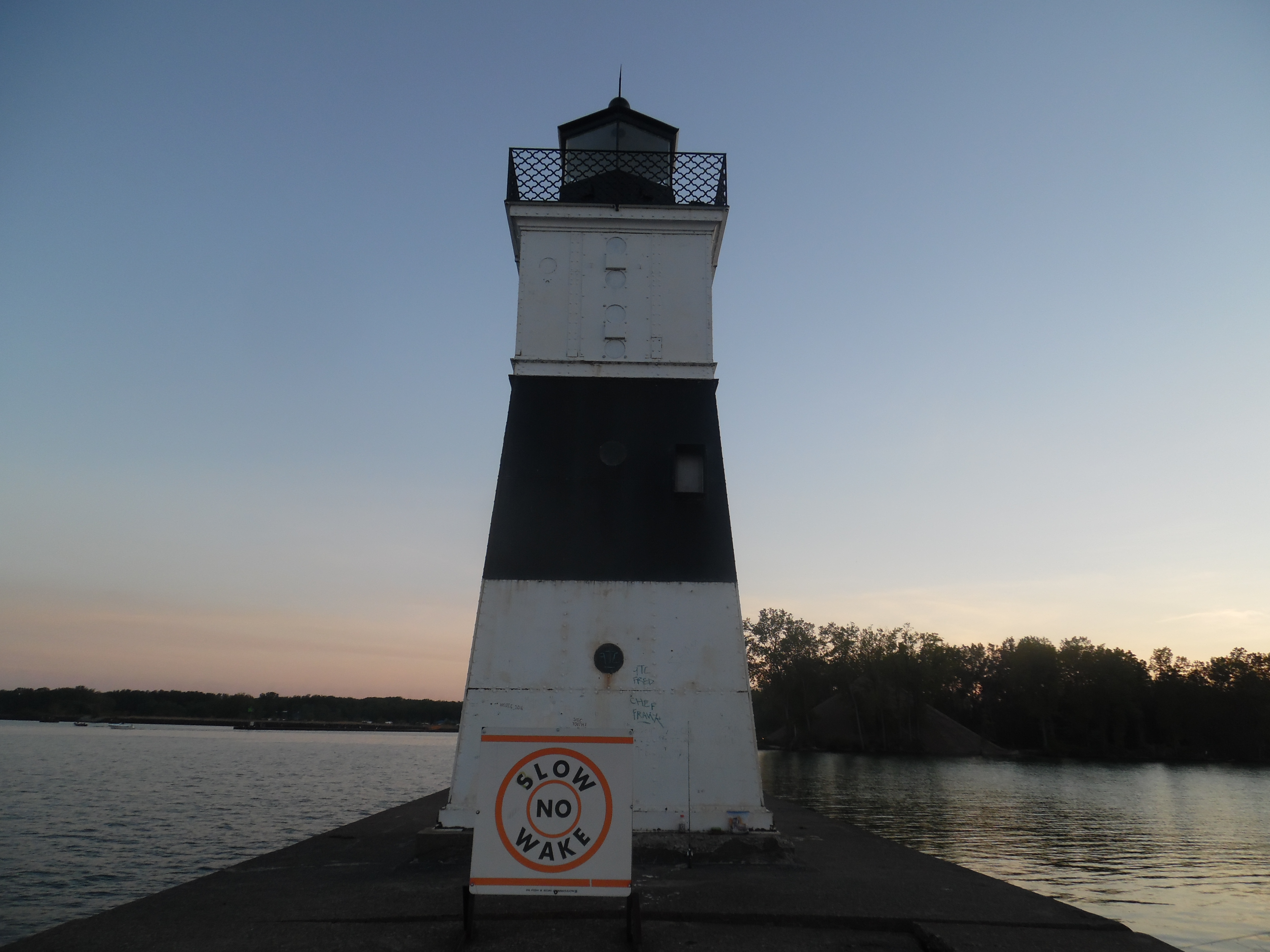 North Pier Lighthouse in Erie,Pa