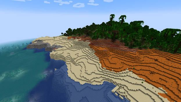 Here is some Minecraft 1.18 world gen i found