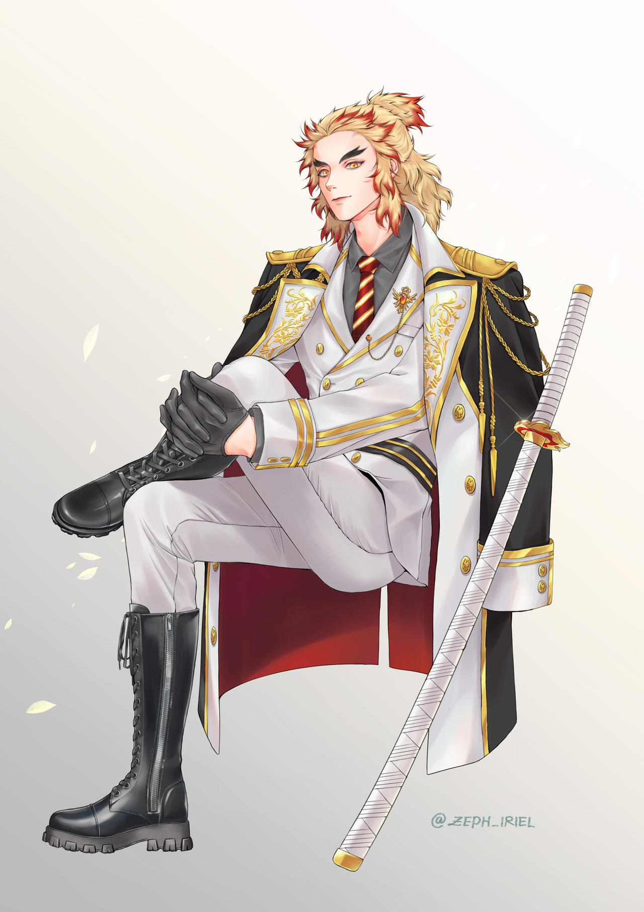 Kyojuro Rengoku by Leindelf on DeviantArt