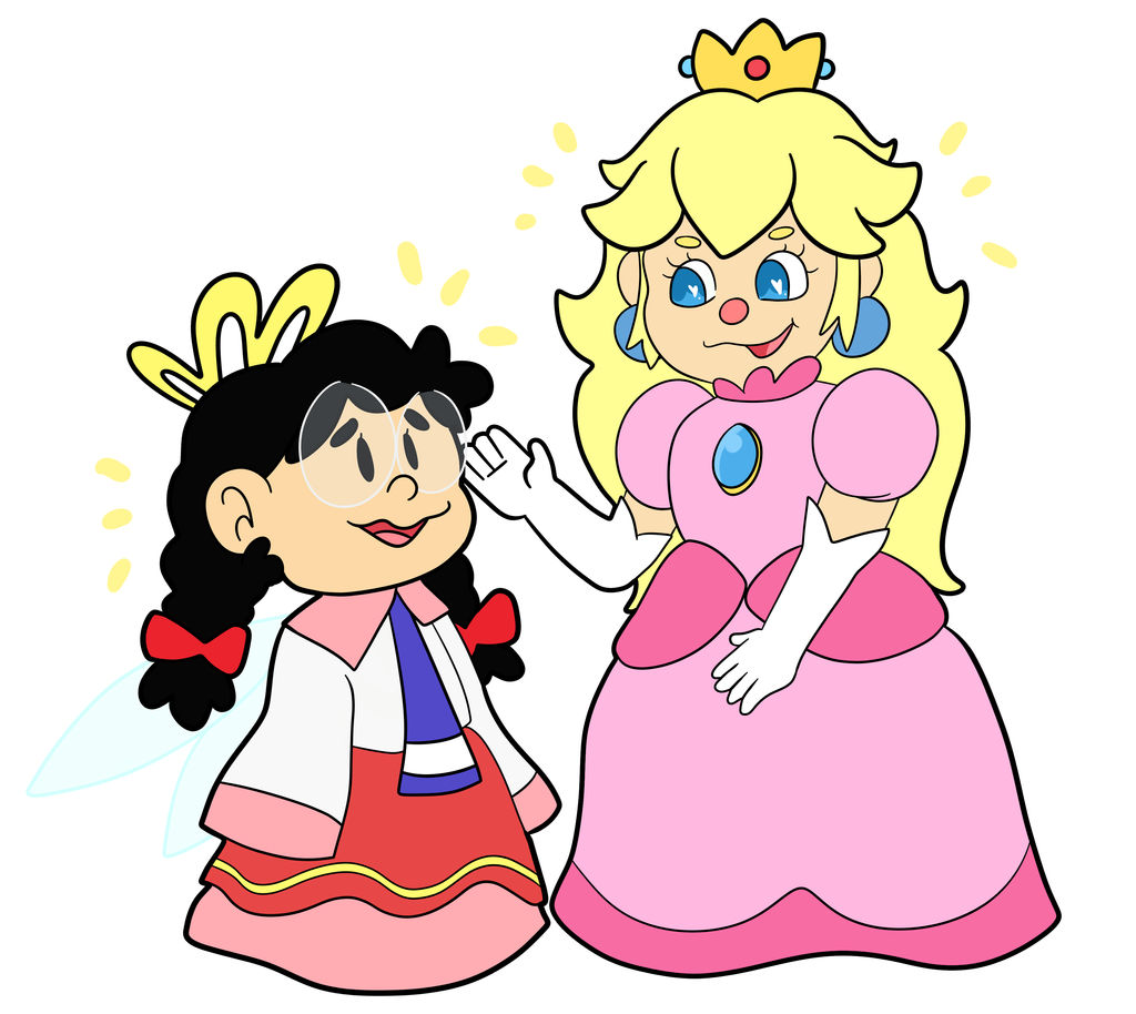 Queen Ripple And Princess Peach by zerotwolover64 on DeviantArt