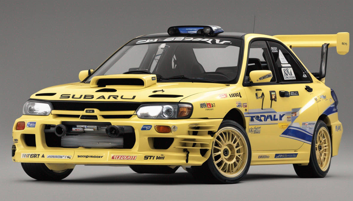 22b Rally Colors Subaru Impreza 22B STi (Rally) Yellow and Blue by SilverexeTheHedgehog ...