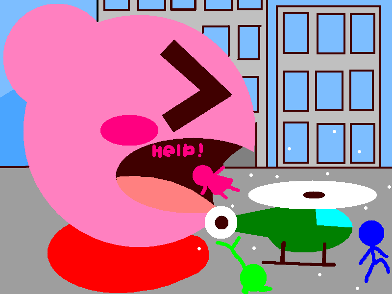 Kirby Inhale People by Num-Kirby on DeviantArt