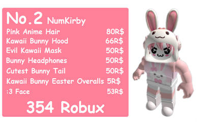Num Kirby Hobbyist Digital Artist Deviantart - bunny tail roblox