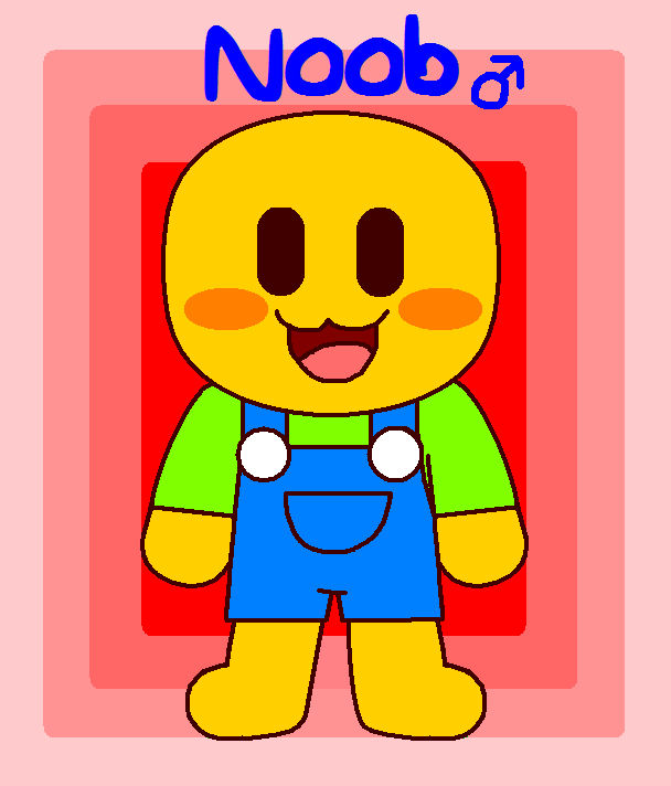 roblox noob art  Sketch book, Cute art styles, Cute little drawings