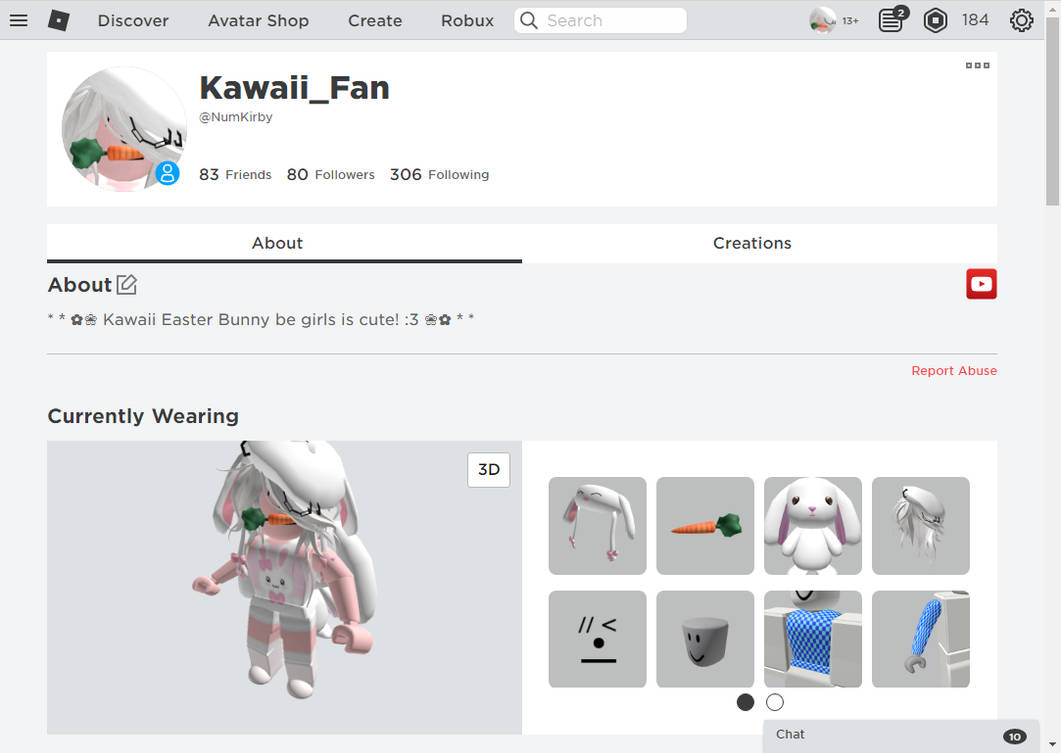Kawaii Roblox (kawaiiroblox911t) - Profile