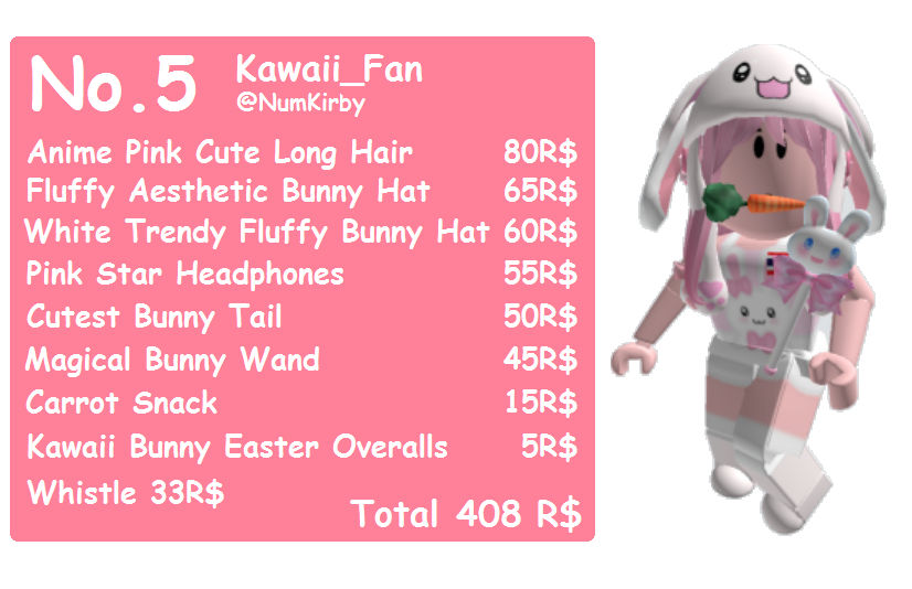 My Outfits Ideas Roblox Kawaii_Fan (Bunny Girl) by Num-Kirby on ...