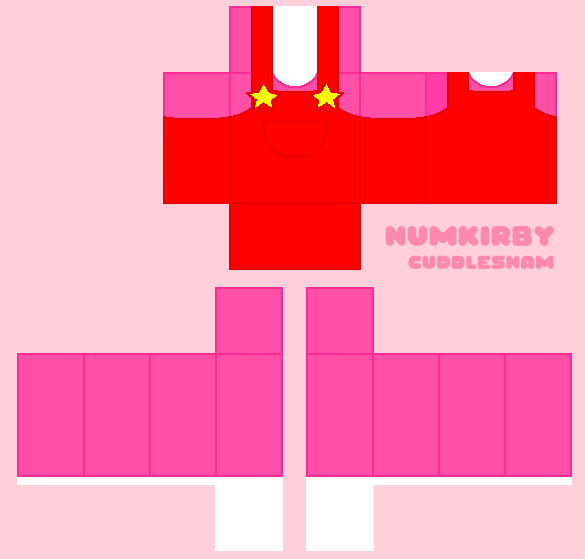 Red Overall Star Roblox Clothing Template by Num-Kirby on DeviantArt